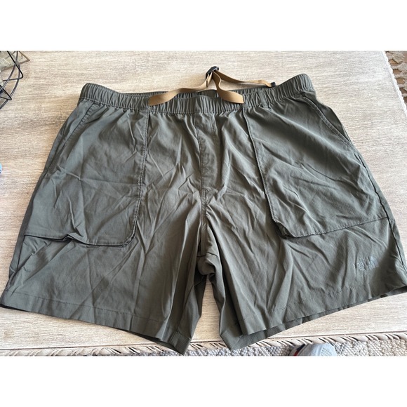 The North Face Other - The North Face Mens Class V Belted Ripstop Cargo Shorts Olive Green XXL